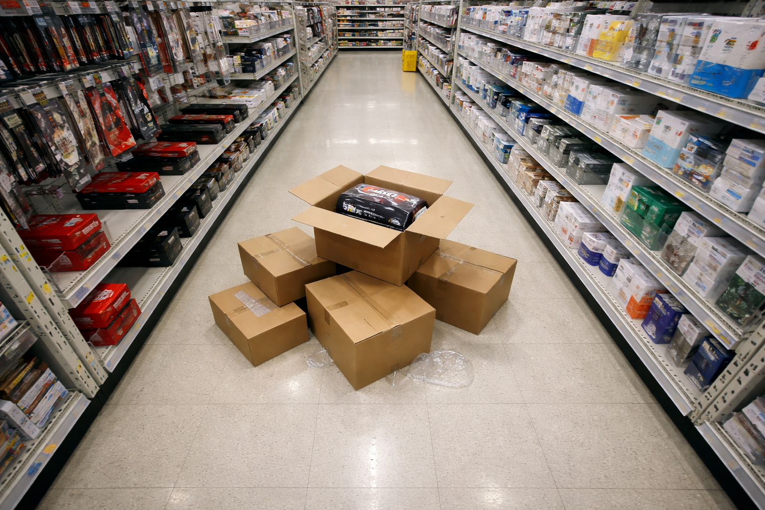 Aisle obstruction detection